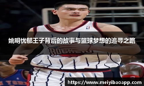 姚明忧郁王子背后的故事与篮球梦想的追寻之路
